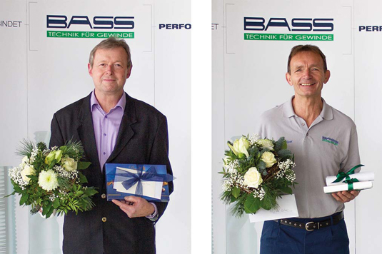 Renteneintritt Otmar Fries und Hermann Löber bei BASS GmbH